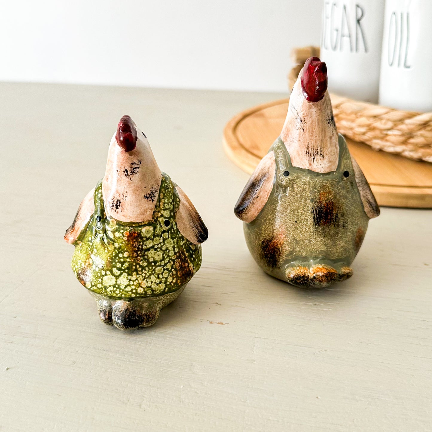 Set adorno gallinas
