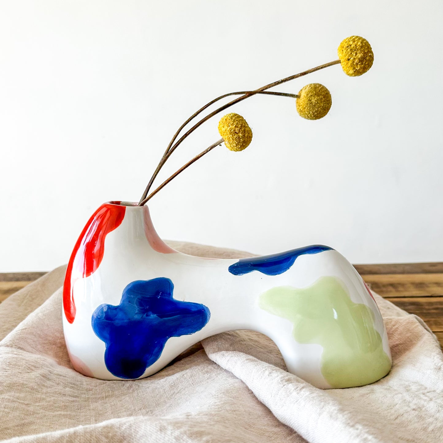 Florero pintado