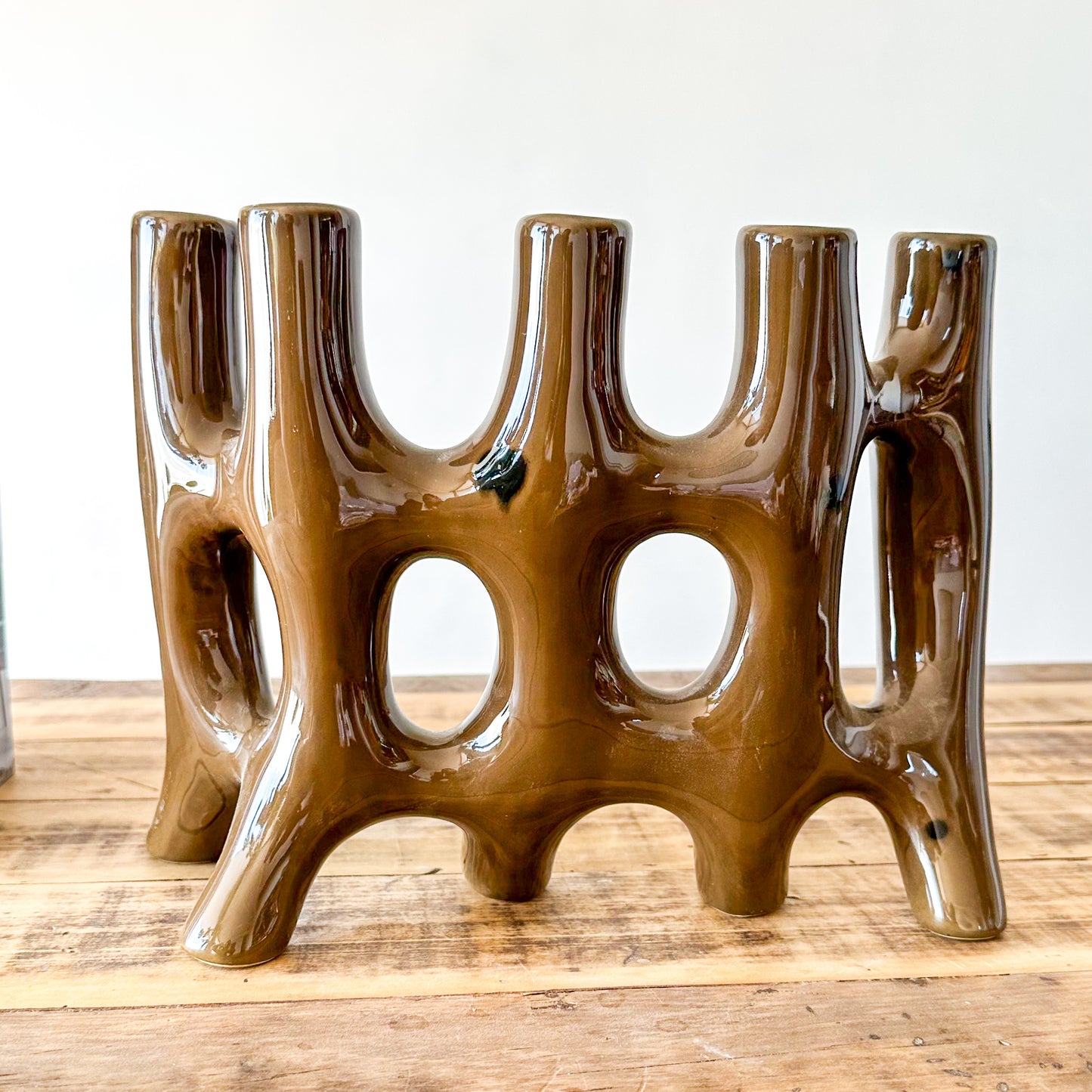 Florero Abstracto Cerámica Escultural Florero Frank Home Chile