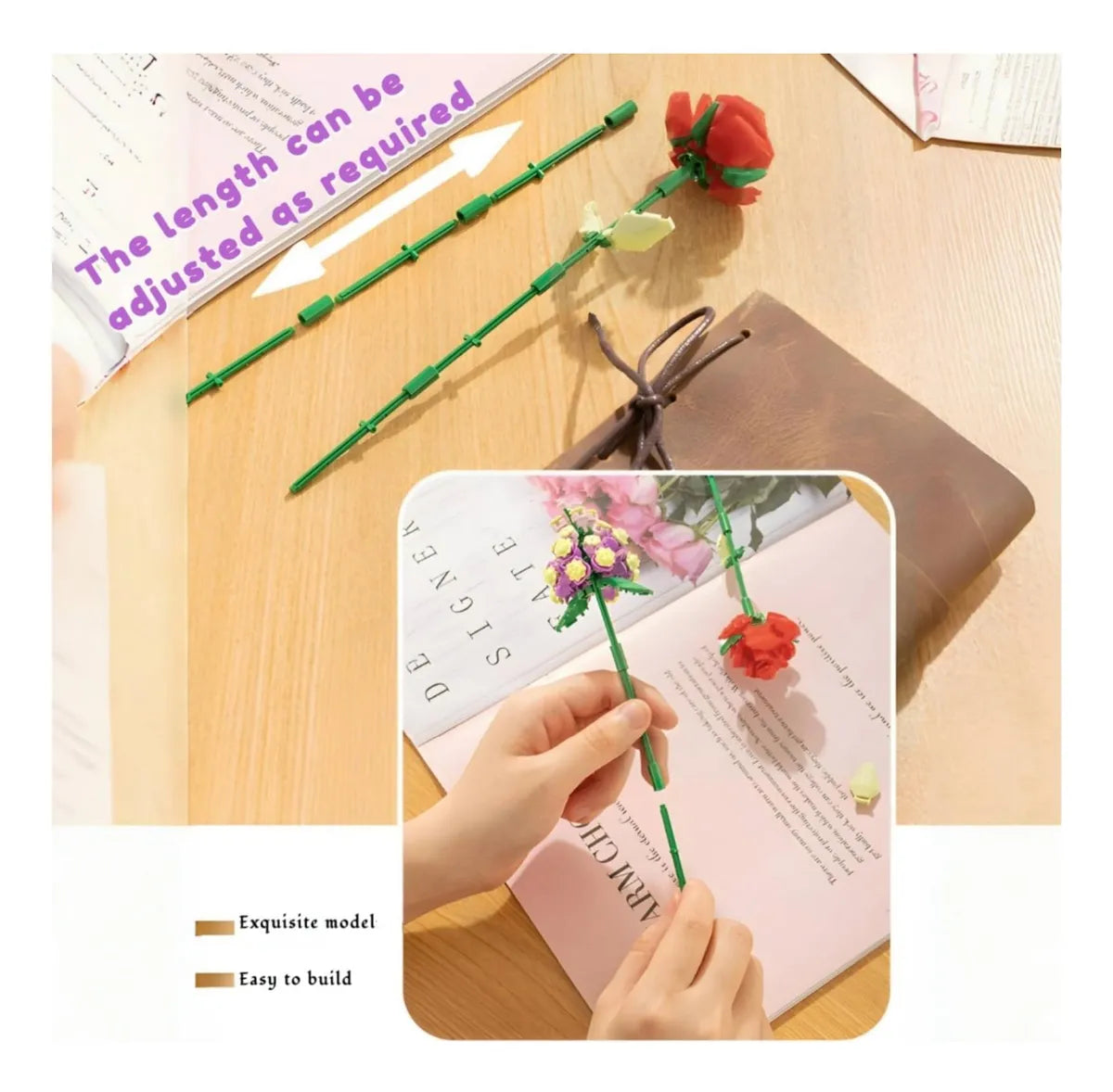 Bloques de Construcción Florero con Flores Florero Frank Home Chile