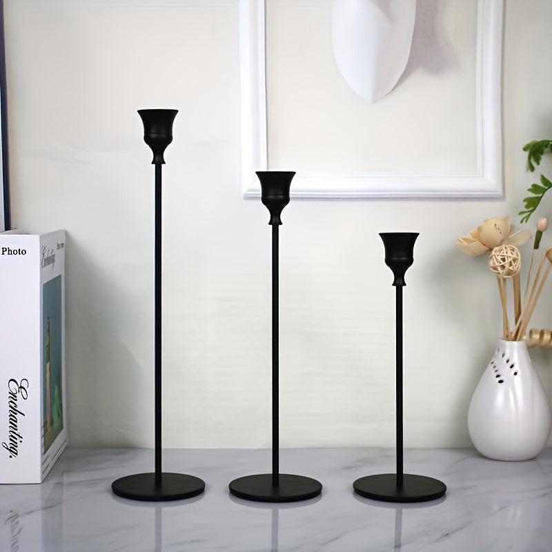 Set 3 candelabros altos