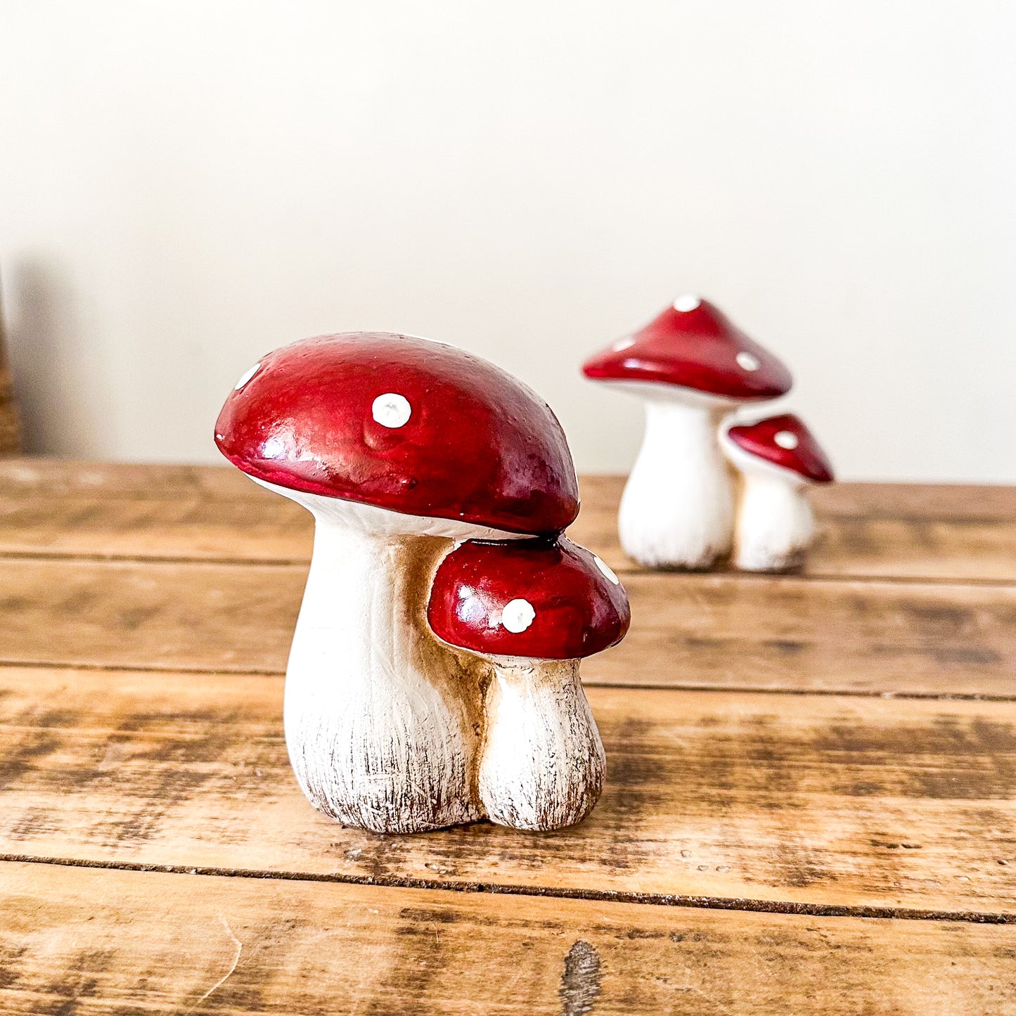 Adorno Setas de Cerámica - Diseño Decorativo Natural Adorno Frank Home Chile