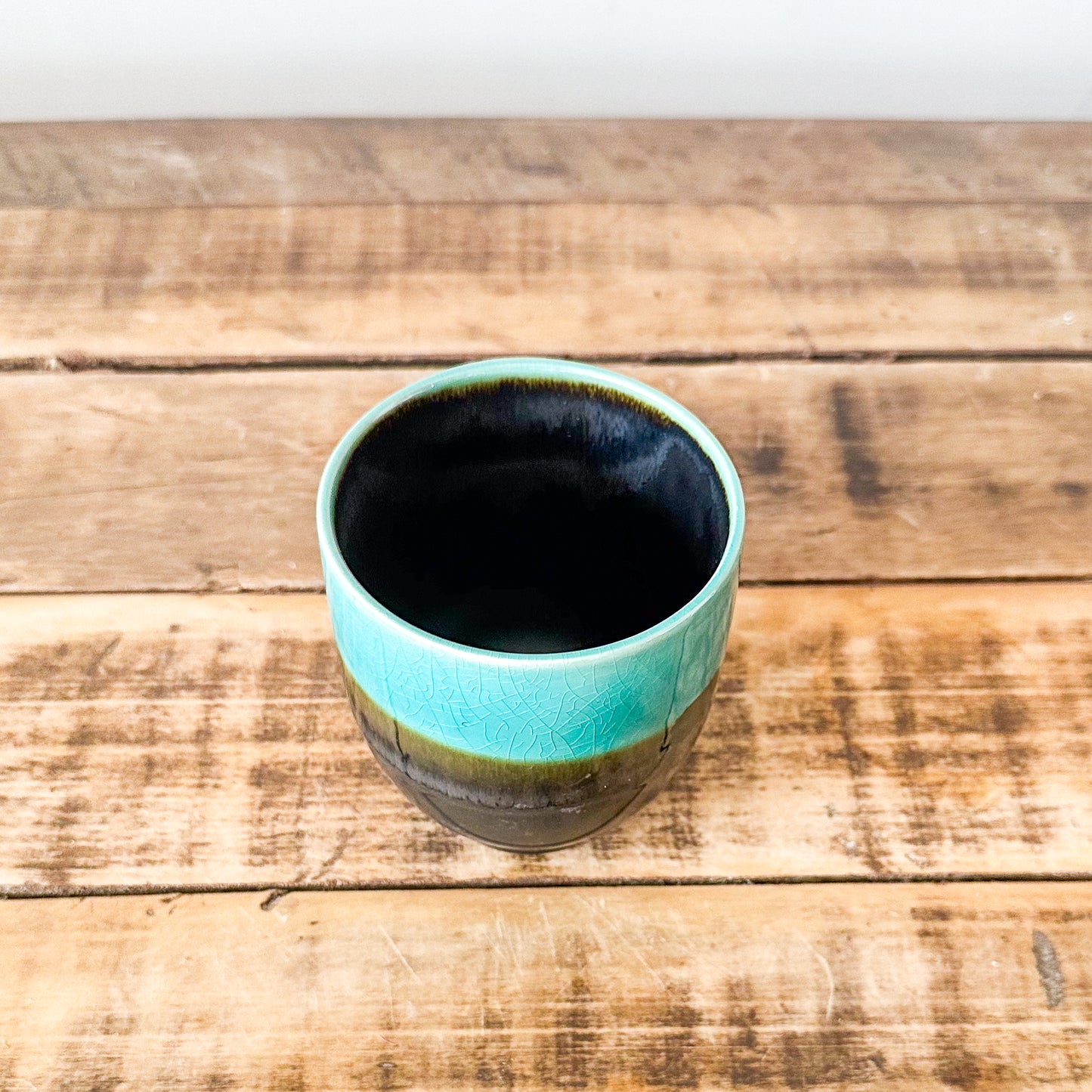 Porta Macetero Cerámica Bicolor Porta Macetero Frank Home Chile