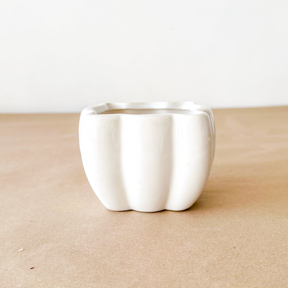 Mini Porta Macetero Cerámica Esmaltada 7 cm