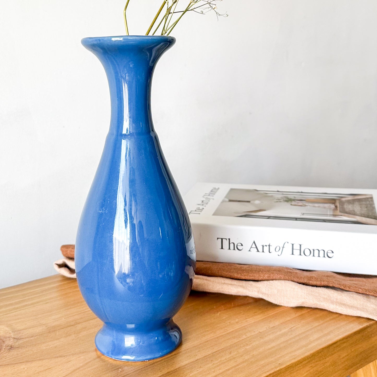 Florero cerámica Anfora Azul Florero Frank Home Chile