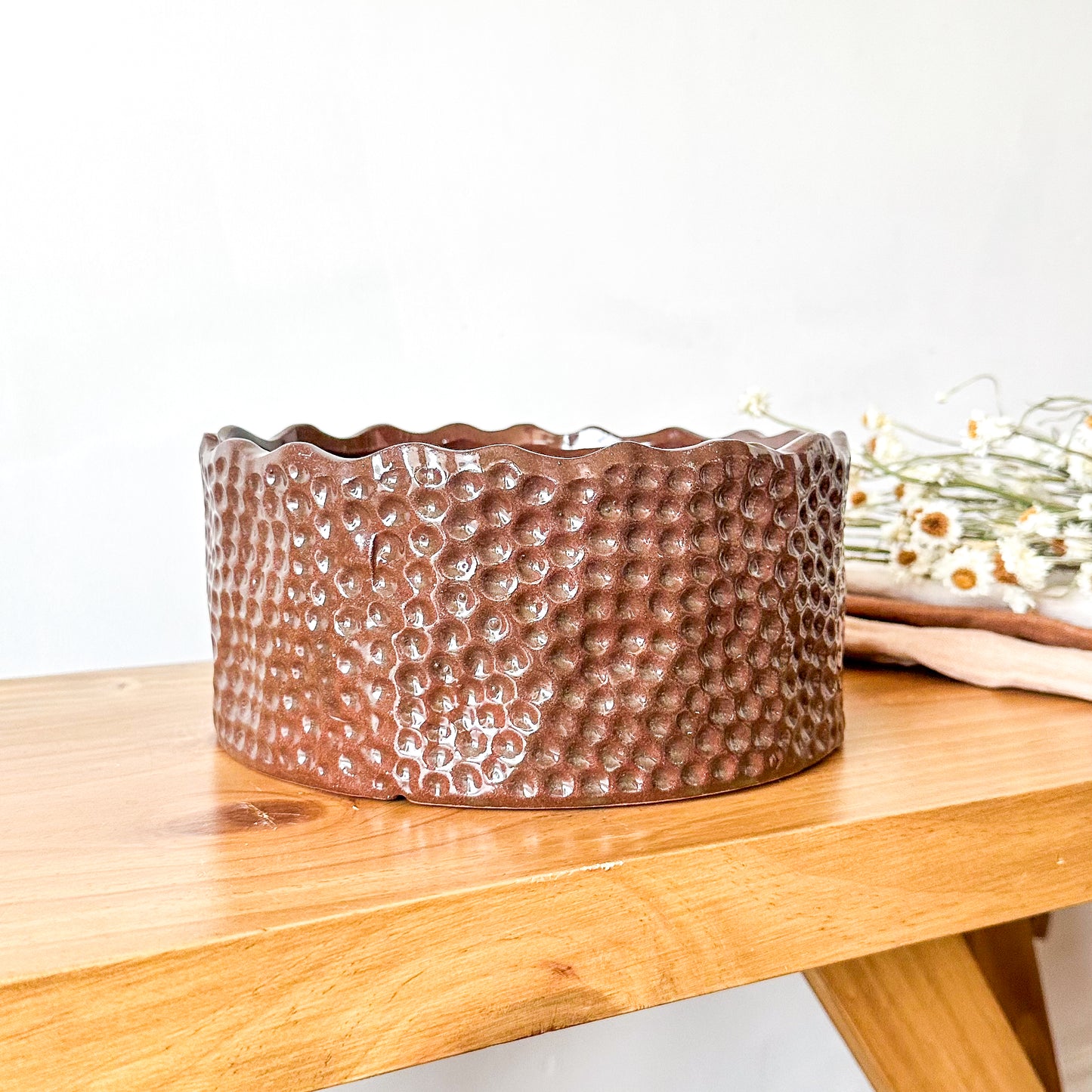 Fuente Decorativa Cerámica Texturada Fuente Frank Home Chile