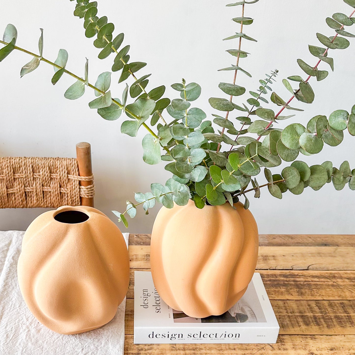 Florero Cerámica Formas Organicas