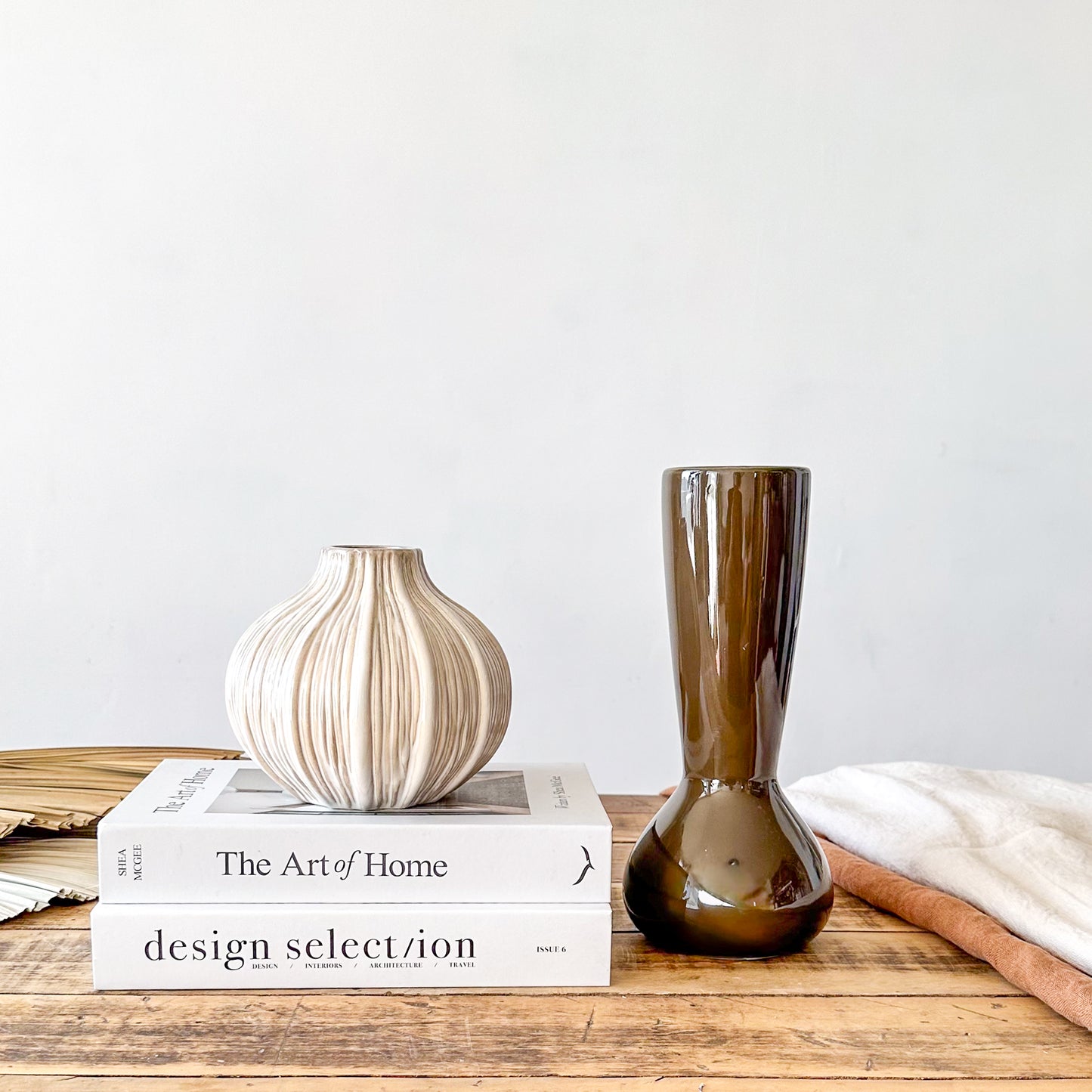 Florero Cerámica Esmaltada Redondo 16cm | Frank Home Florero Frank Home Chile