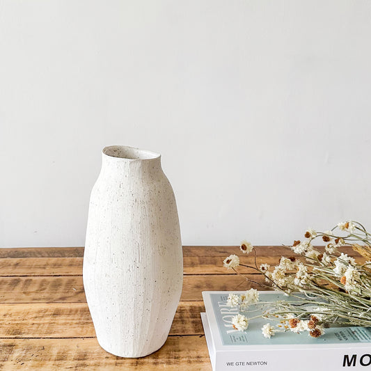 Florero Abstracto Cerámica Rústica Florero Frank Home Chile