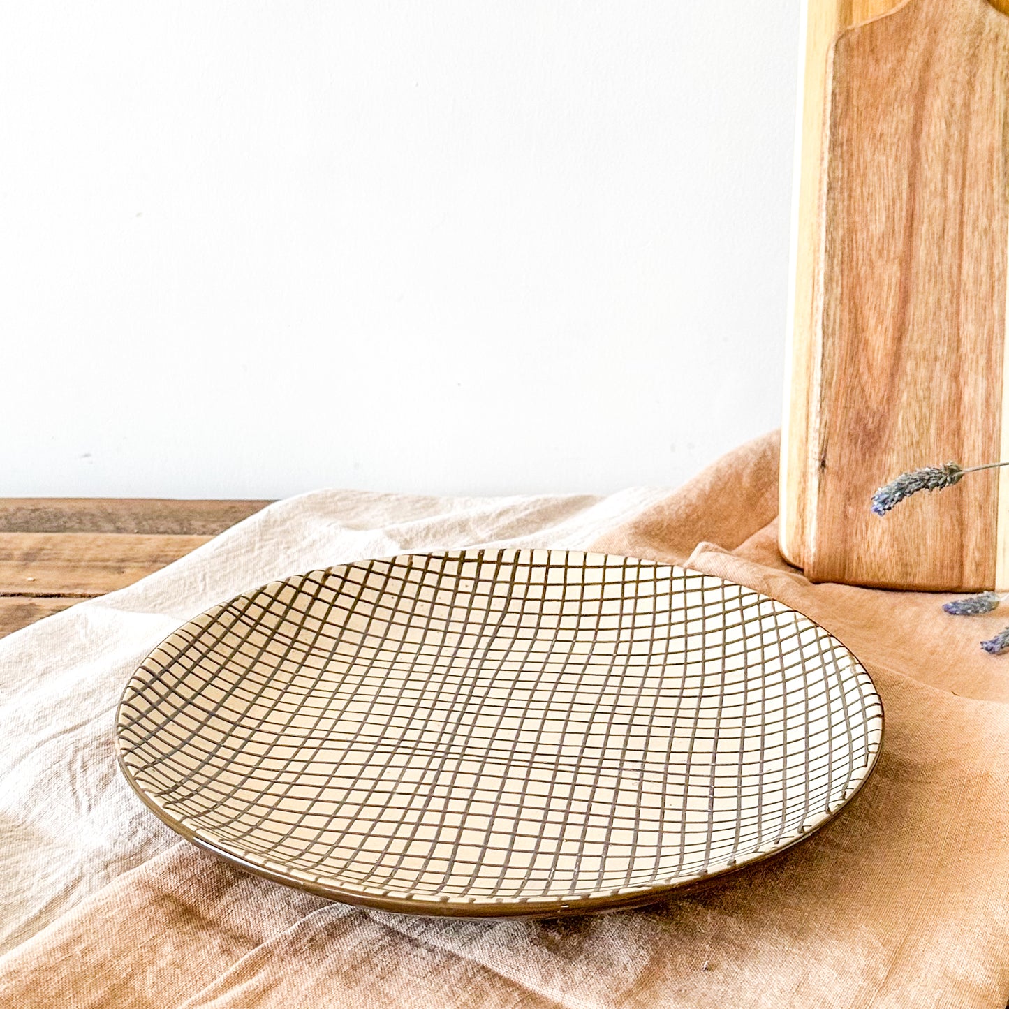 Bandeja Redonda Cerámica bandeja Frank Home Chile