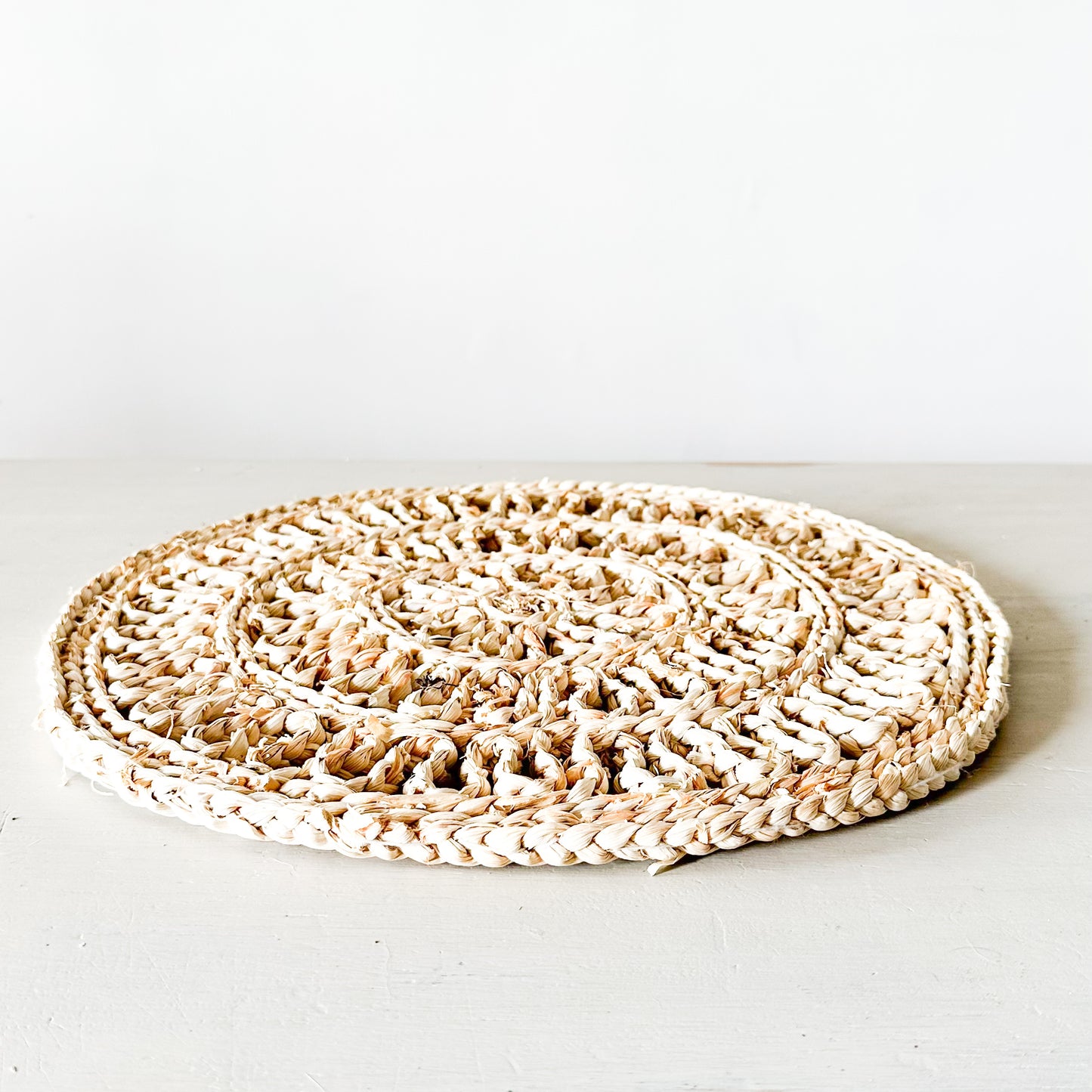 Base Decorativa Tejida Redonda Set individuales Frank Home Chile