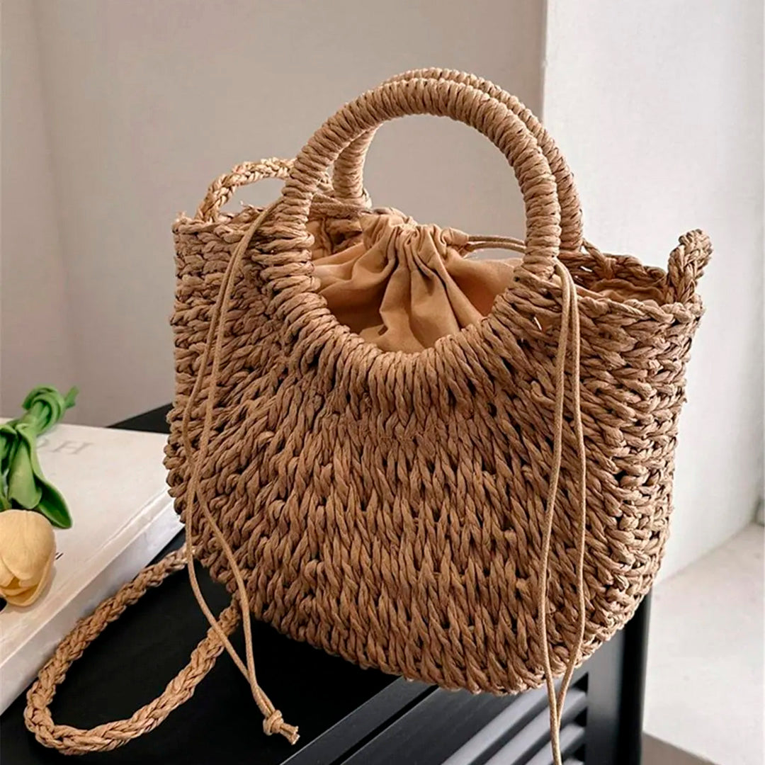 Bolso de playa tejido
