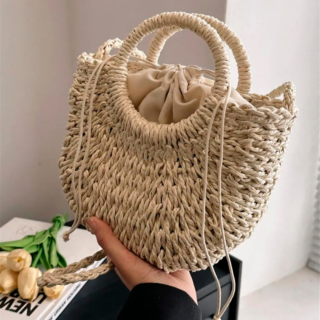Bolso de playa tejido