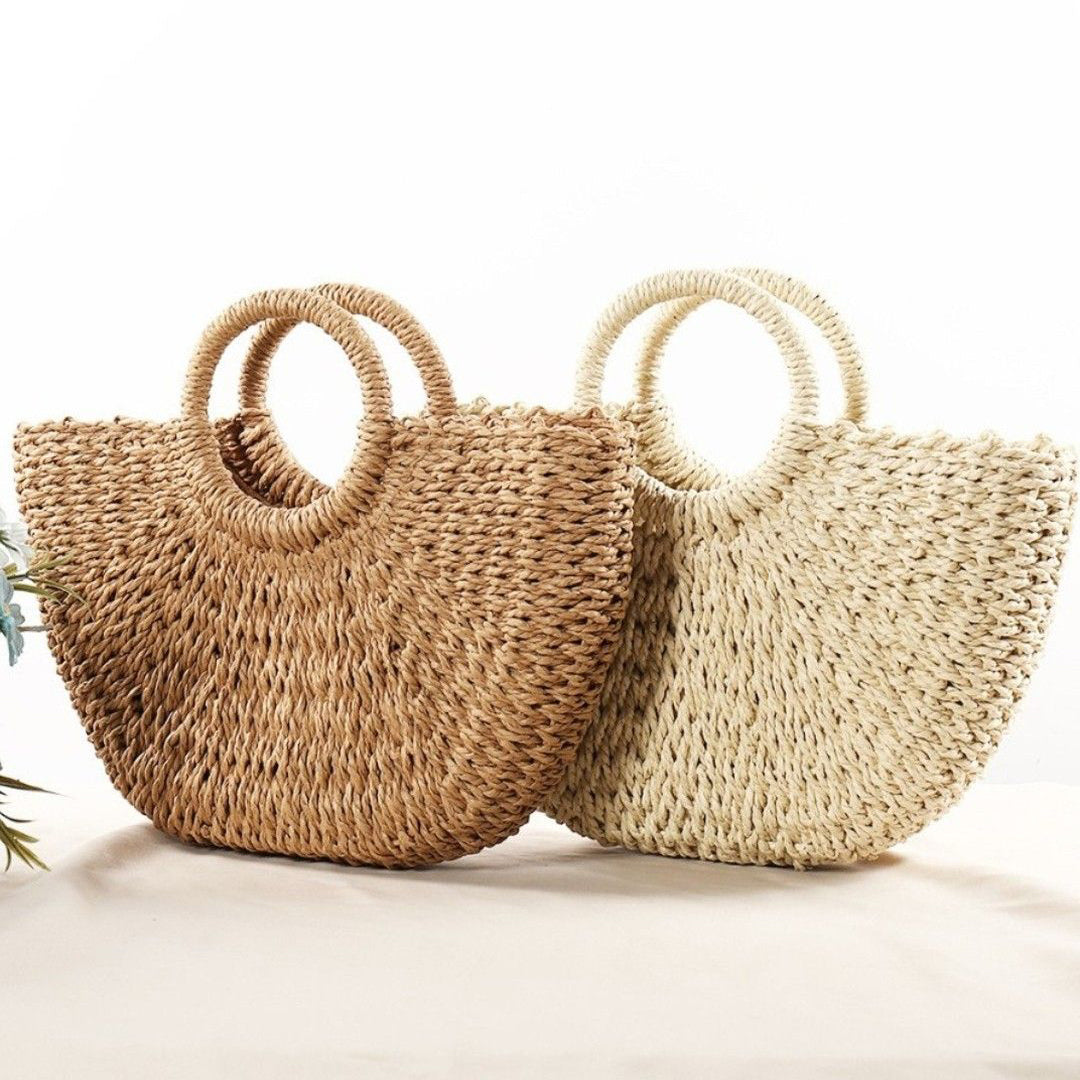 Bolso de playa tejido