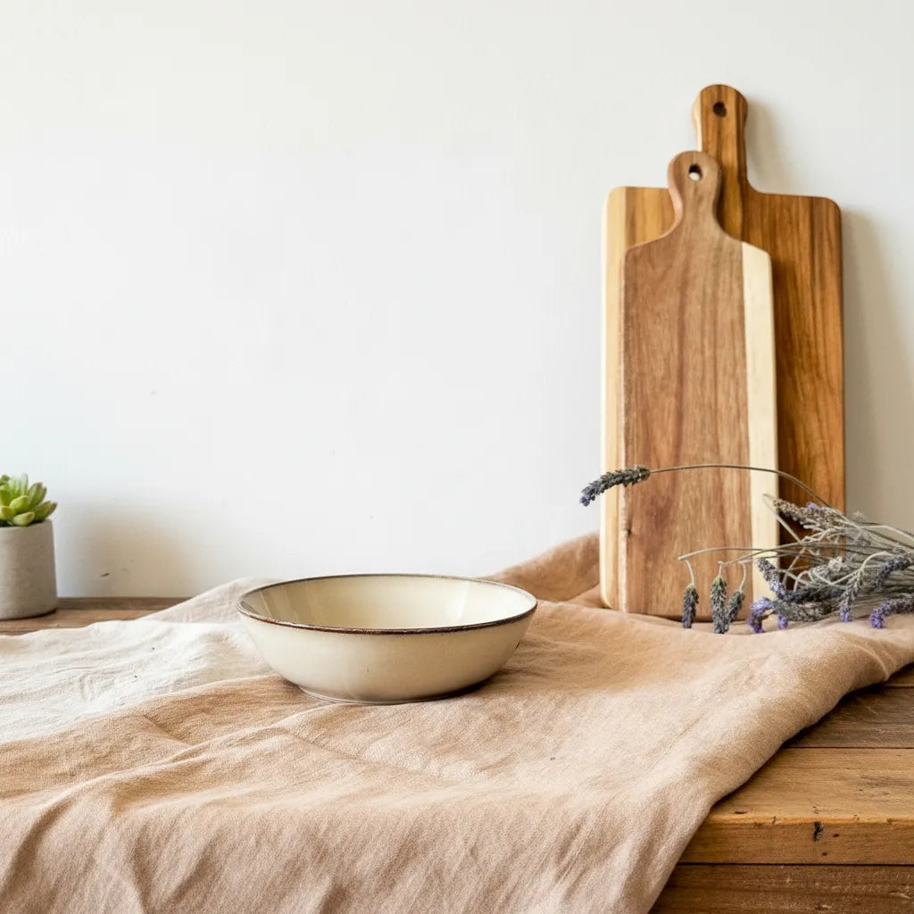 Bowl Cerámica Beige Bowl Frank Home Chile