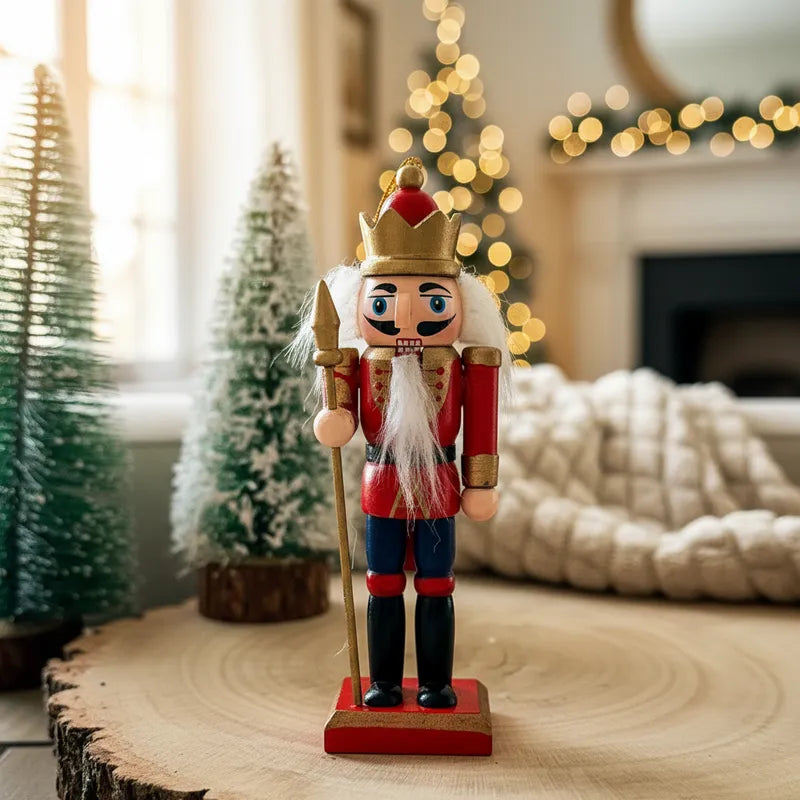 Set 4 Cascanueces Colgantes Navideños 13cm | Frank Home Adorno Frank Home Chile