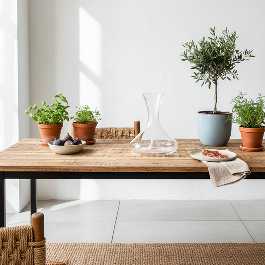 Decantador de Vino Vidrio 19cm - Diseño Elegante | Frank Home Jarra Frank Home Chile