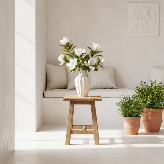 Florero Cerámica Esmaltada Destonalizada Florero Frank Home Chile