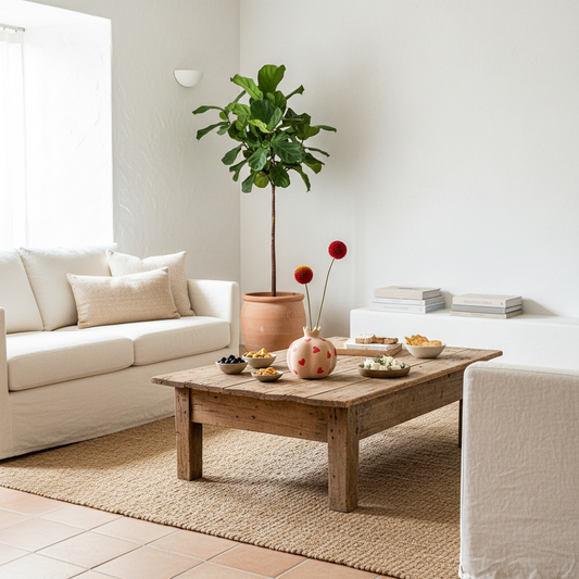 Florero Granada Cerámica Texturada Diseño Corazones Florero Frank Home Chile