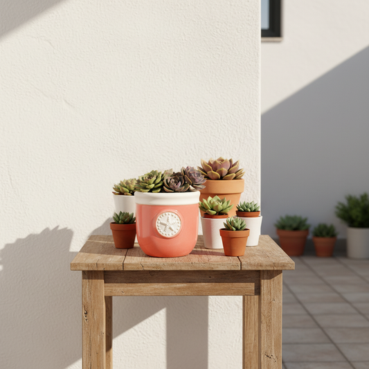 Porta Macetero Cerámica Porta Macetero Frank Home Chile