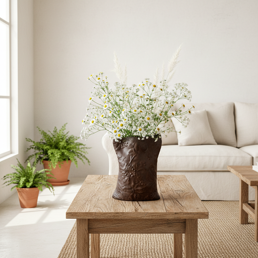 Florero Bolsa Textura Flores Florero Frank Home Chile