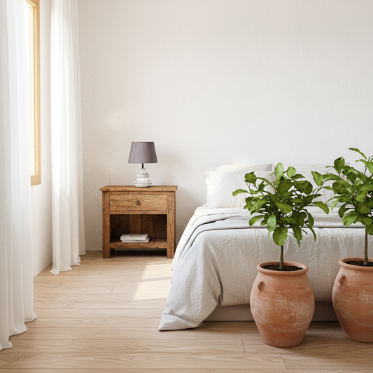 Mini Lámpara Cerámica Rústica Lampara de mesa y escritorio Frank Home Chile