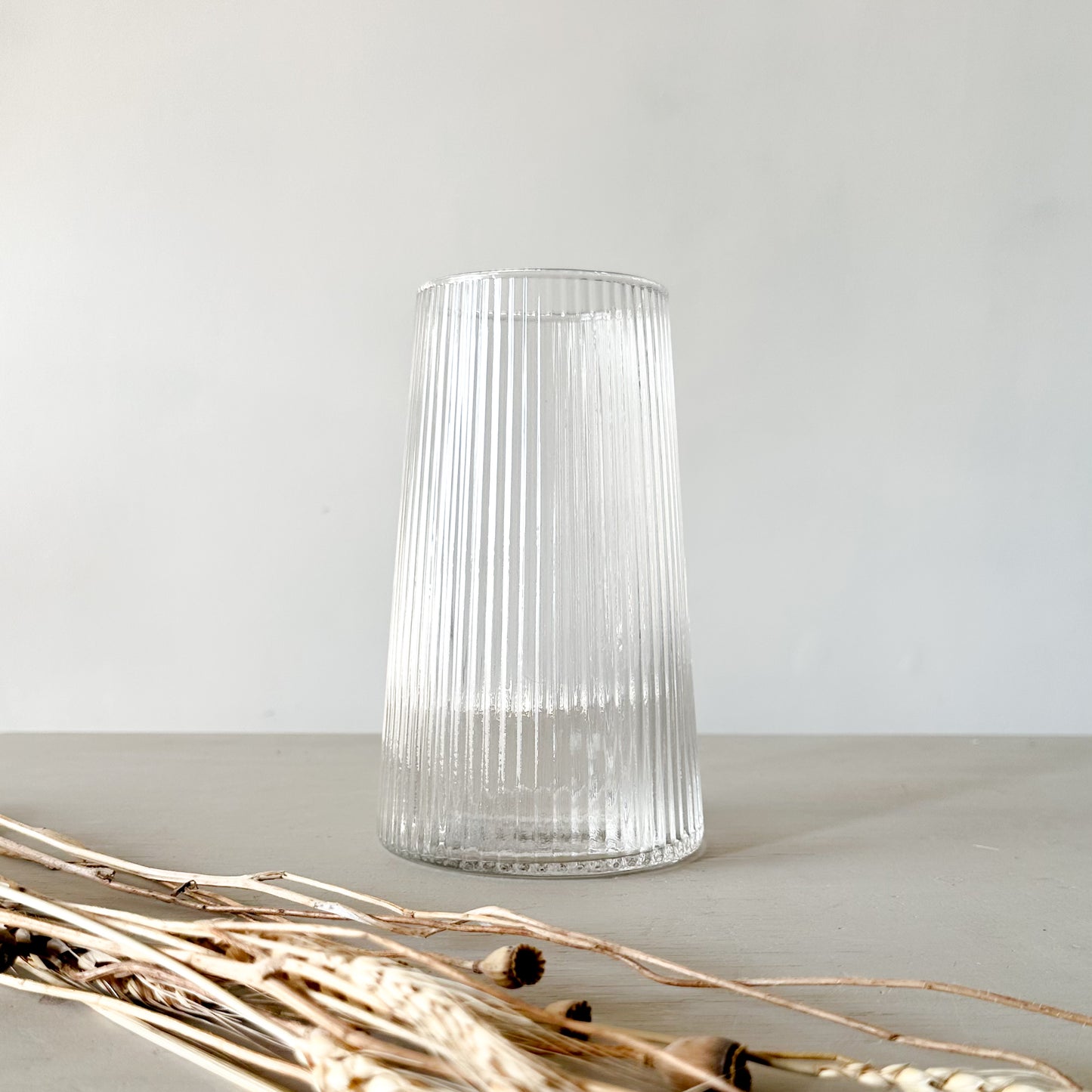 Florero Cónico Labrado Florero Frank Home Chile