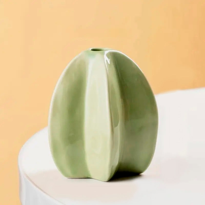 Florero Melocotón Cerámica destonalizada