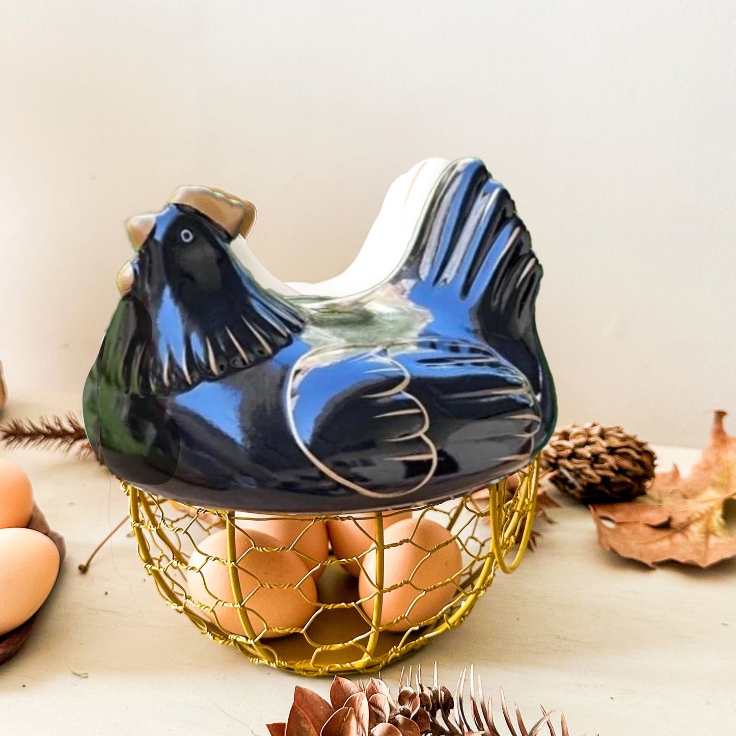 Gallina Porta Huevos Canasto Frank Home Chile