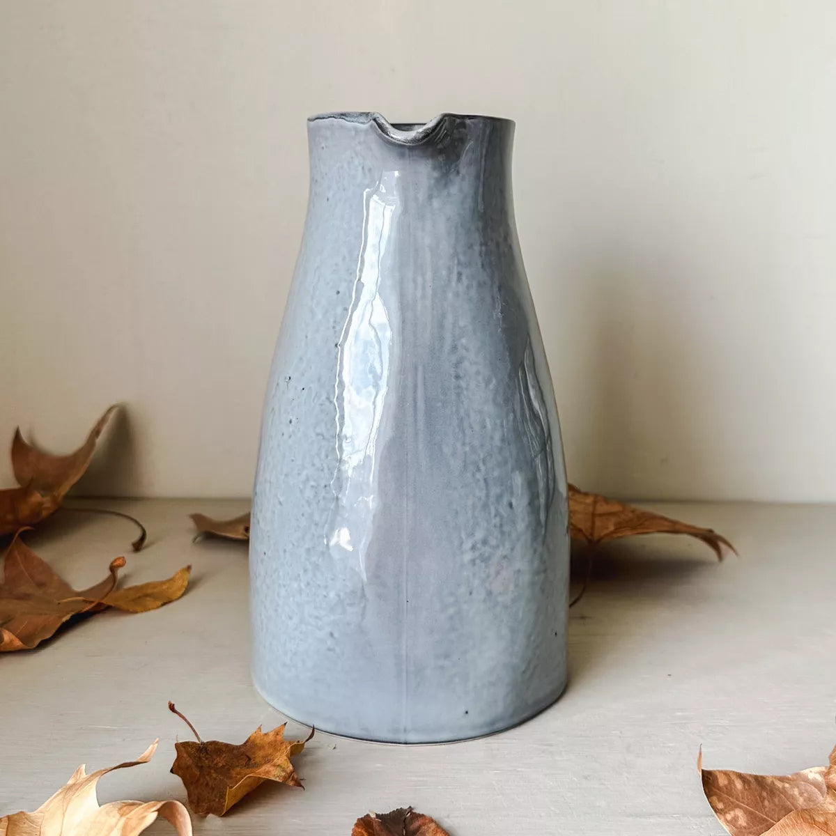 Jarra cerámica celeste rústica 1,8 Lt Jarra Frank Home Chile