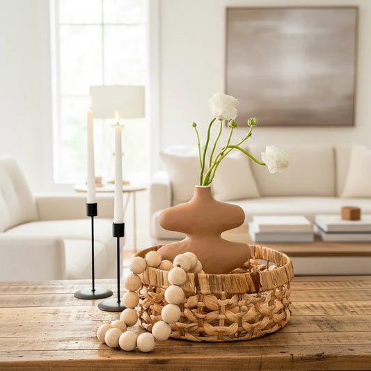 Jarrón cerámica terracota Florero Frank Home Chile