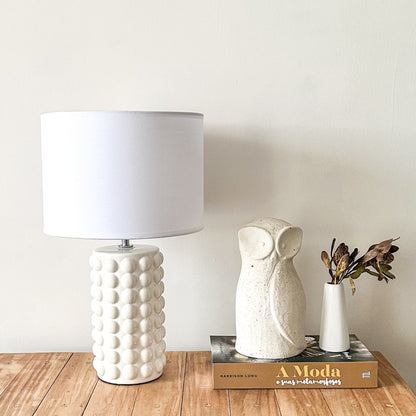 Lámpara Cerámica Esmaltada Volumen Lampara de mesa Frank Home Chile