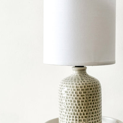 Lámpara de Mesa Cerámica Tipo Mosaico Lampara de mesa Frank Home Chile