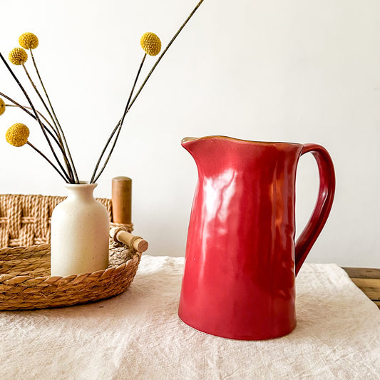 Jarra cerámica Roja