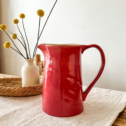 Jarra cerámica Roja