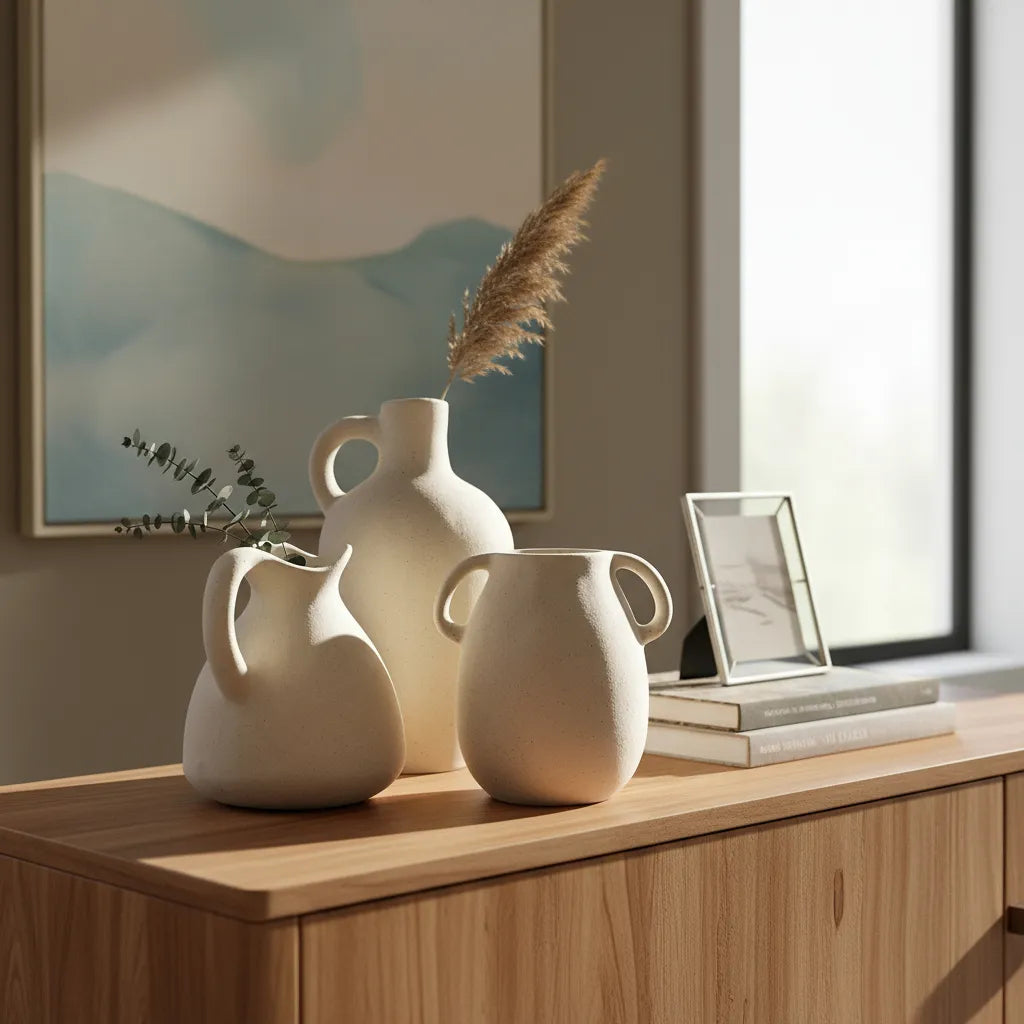 Florero Rústico Campestre Cerámica Florero Frank Home Chile