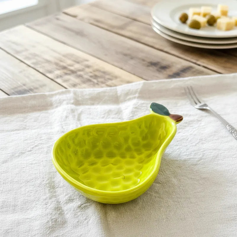 Set Pocillos Cerámica Pera y Naranja - Diseño Frutal pocillo Frank Home Chile