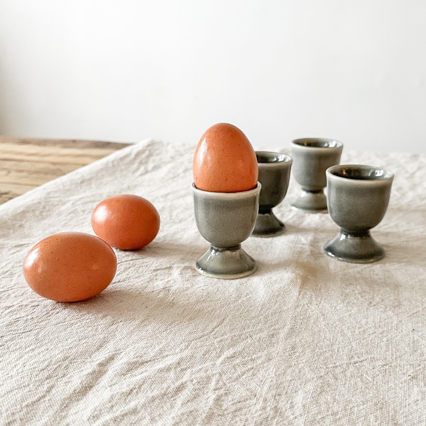 Set 6 Copas Cerámica Destonalizado - Elegantes Fuente Frank Home Chile