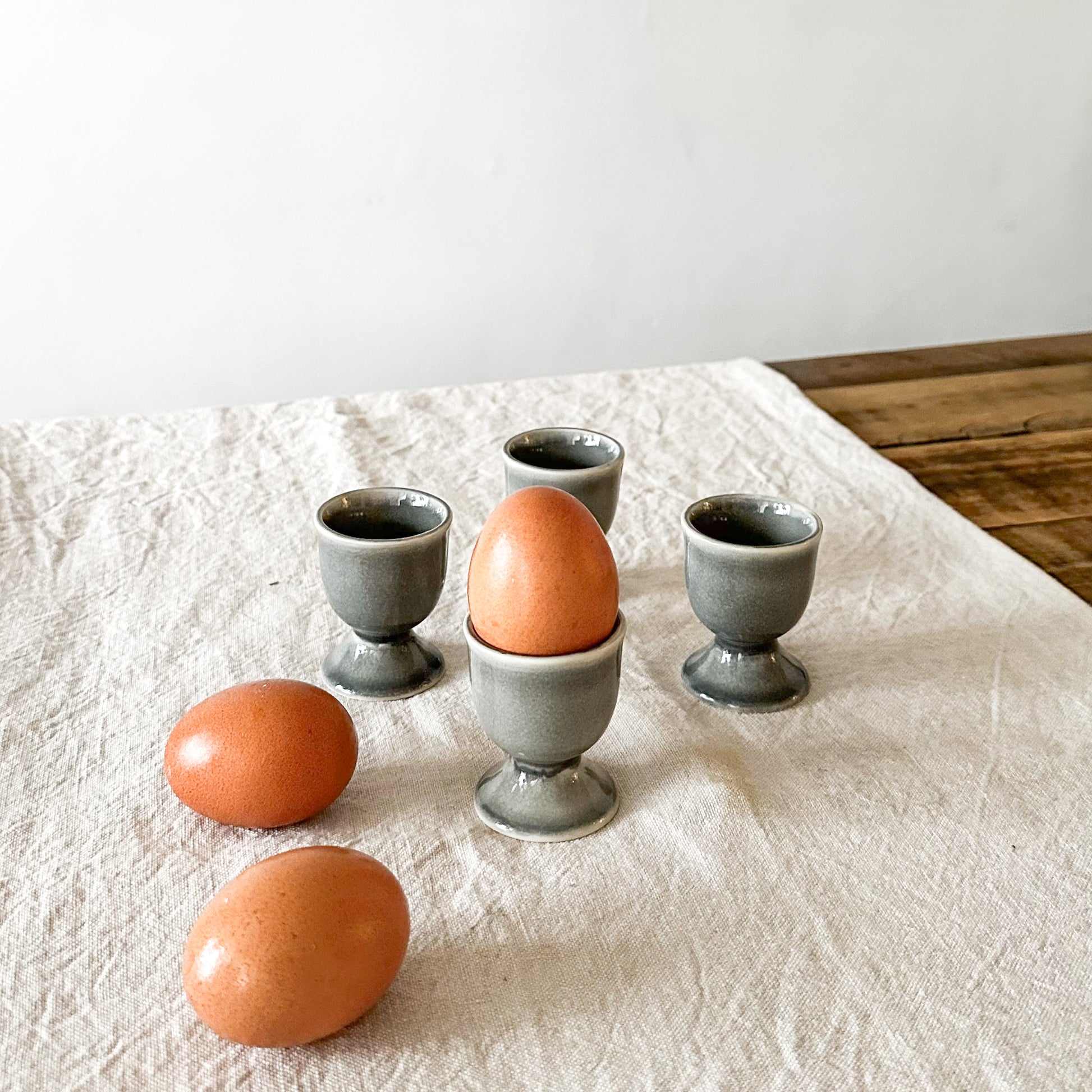 Set 6 Copas Cerámica Destonalizado - Elegantes Fuente Frank Home Chile