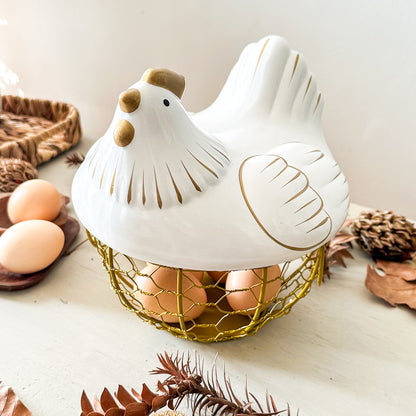 Gallina porta huevos