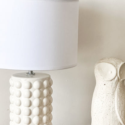 Lámpara Cerámica Esmaltada Volumen Lampara de mesa Frank Home Chile