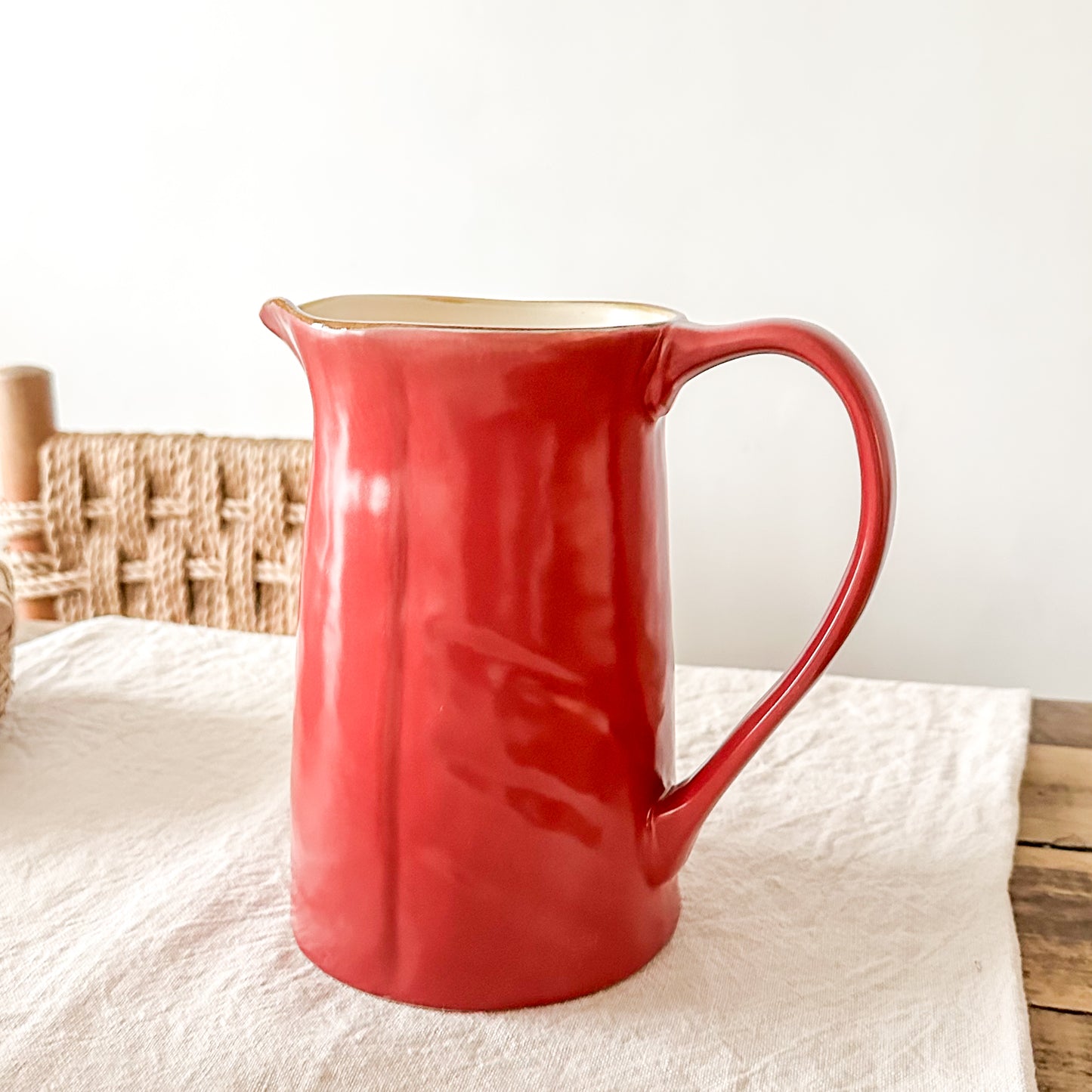 Jarra cerámica Roja