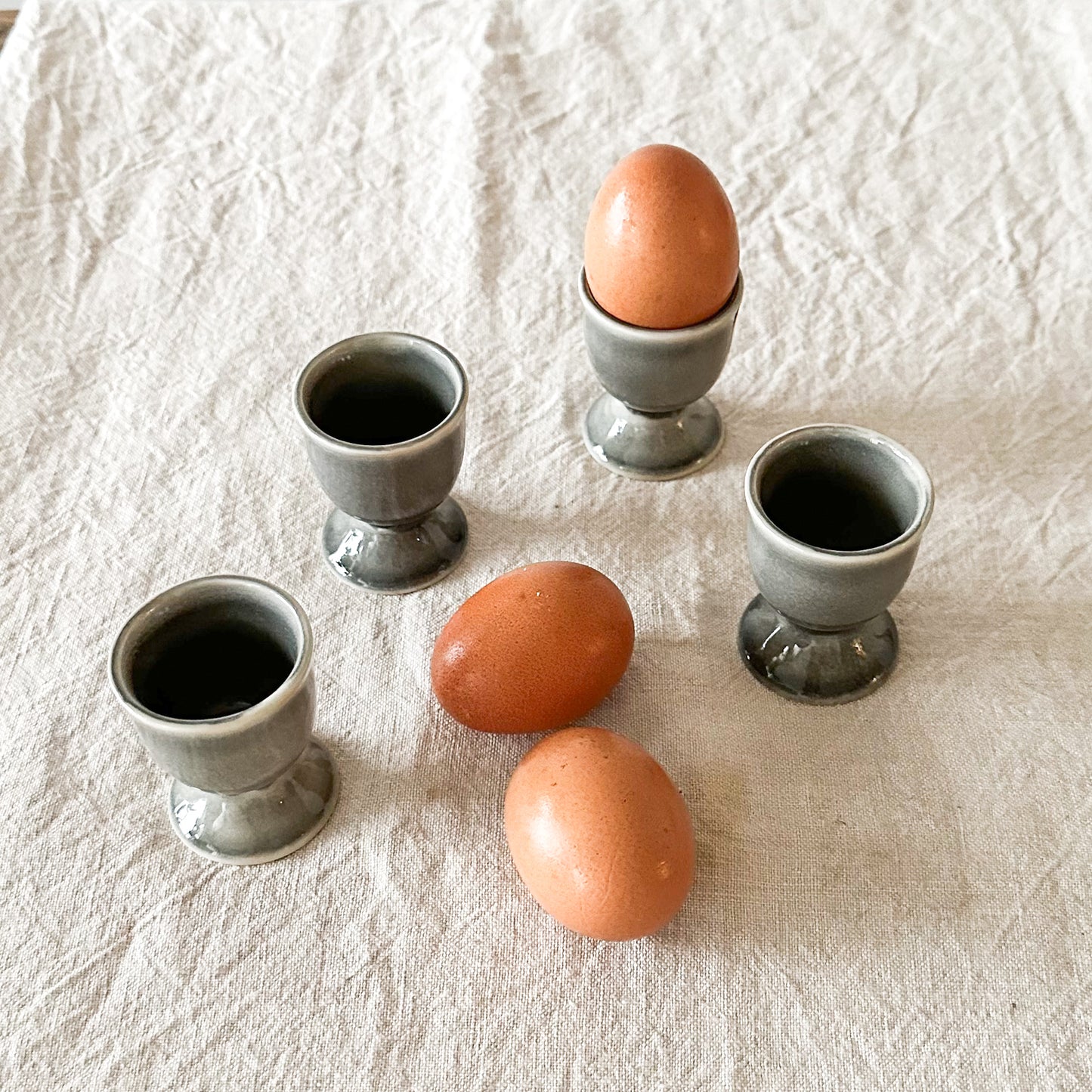 Set 6 Copas Cerámica Destonalizado - Elegantes Fuente Frank Home Chile