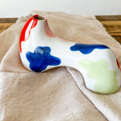 Florero pintado