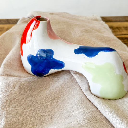 Florero pintado