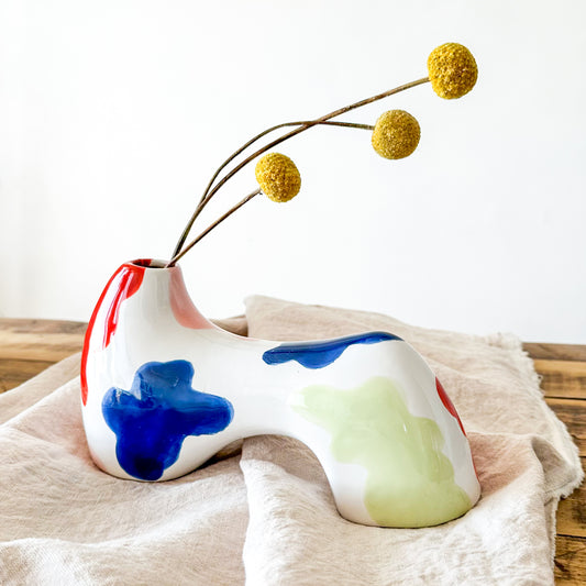 Florero pintado