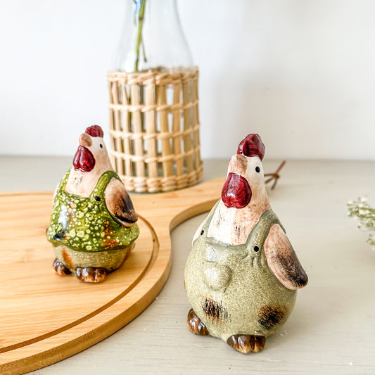 Set adorno gallinas
