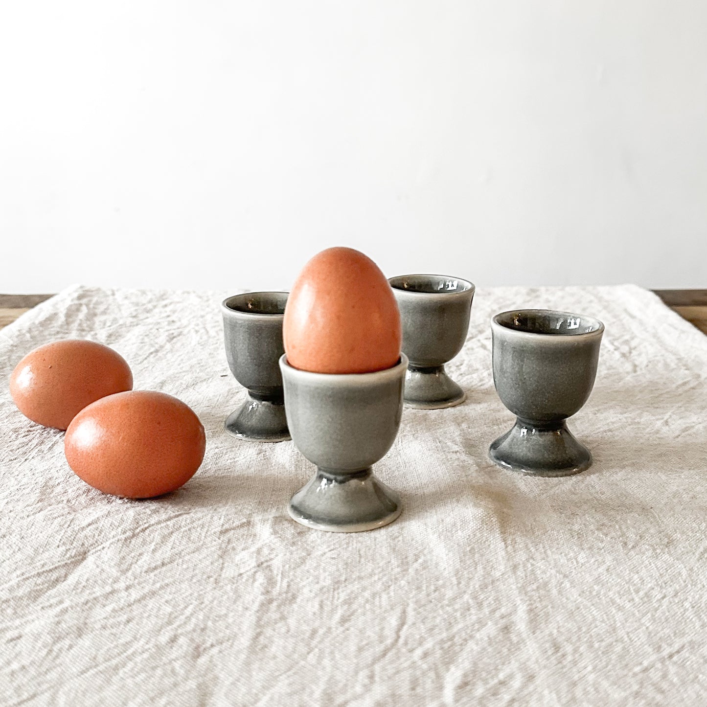Set 6 Copas Cerámica Destonalizado - Elegantes Fuente Frank Home Chile