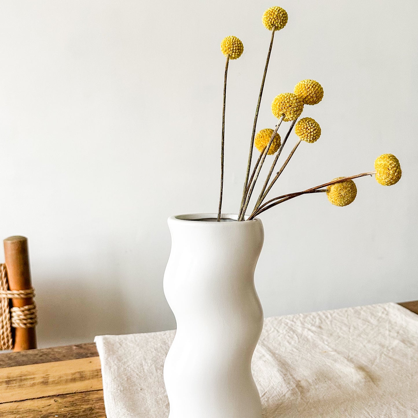 Florero Ondulado Cerámica