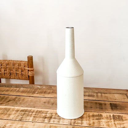 Jarrón Botella Cerámica Mate 40cm Florero Frank Home Chile